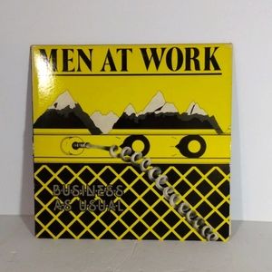 Men At Work Business As Usual vinyl record album- AL 37978 1981